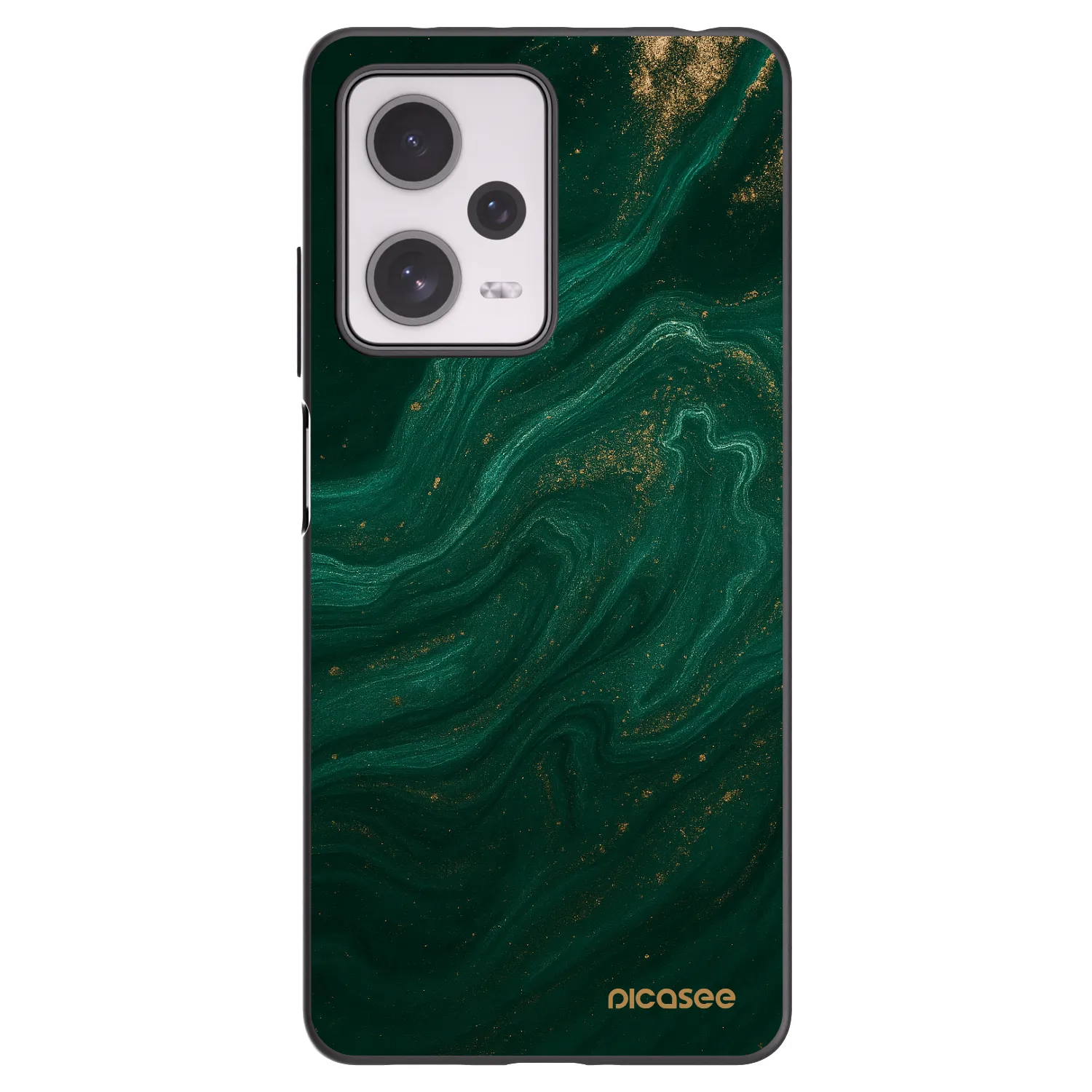 Picasee Xiaomi Redmi Note 12 Pro+ 5G Hülle - Schwarzes Silikon - Green