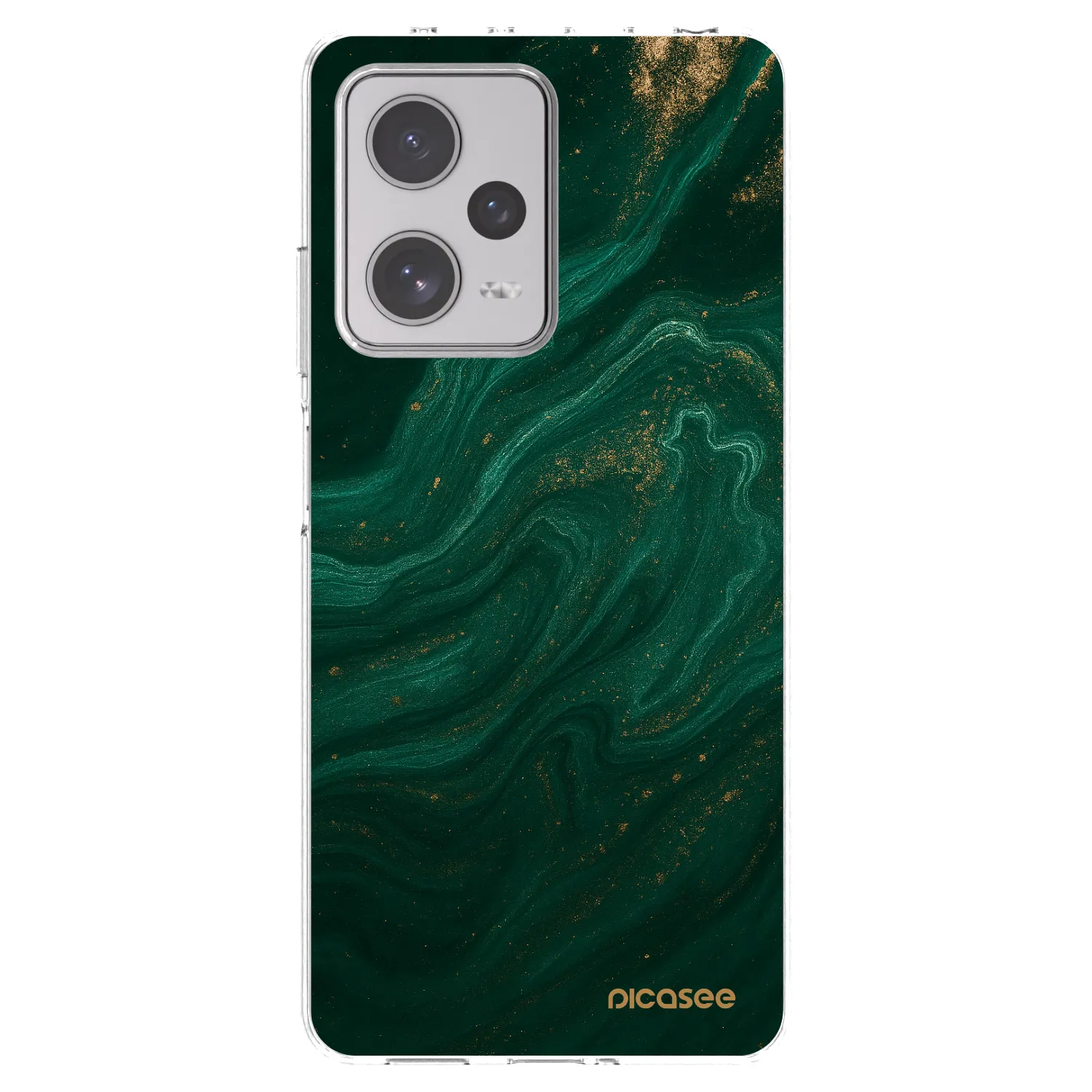 Picasee Xiaomi Redmi Note 12 Pro+ 5G Hülle - Transparentes Silikon - Green