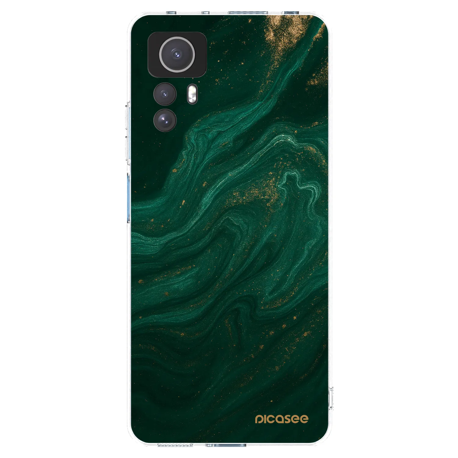 Picasee Xiaomi Redmi Note 12S Hülle - Transparentes Silikon - Green