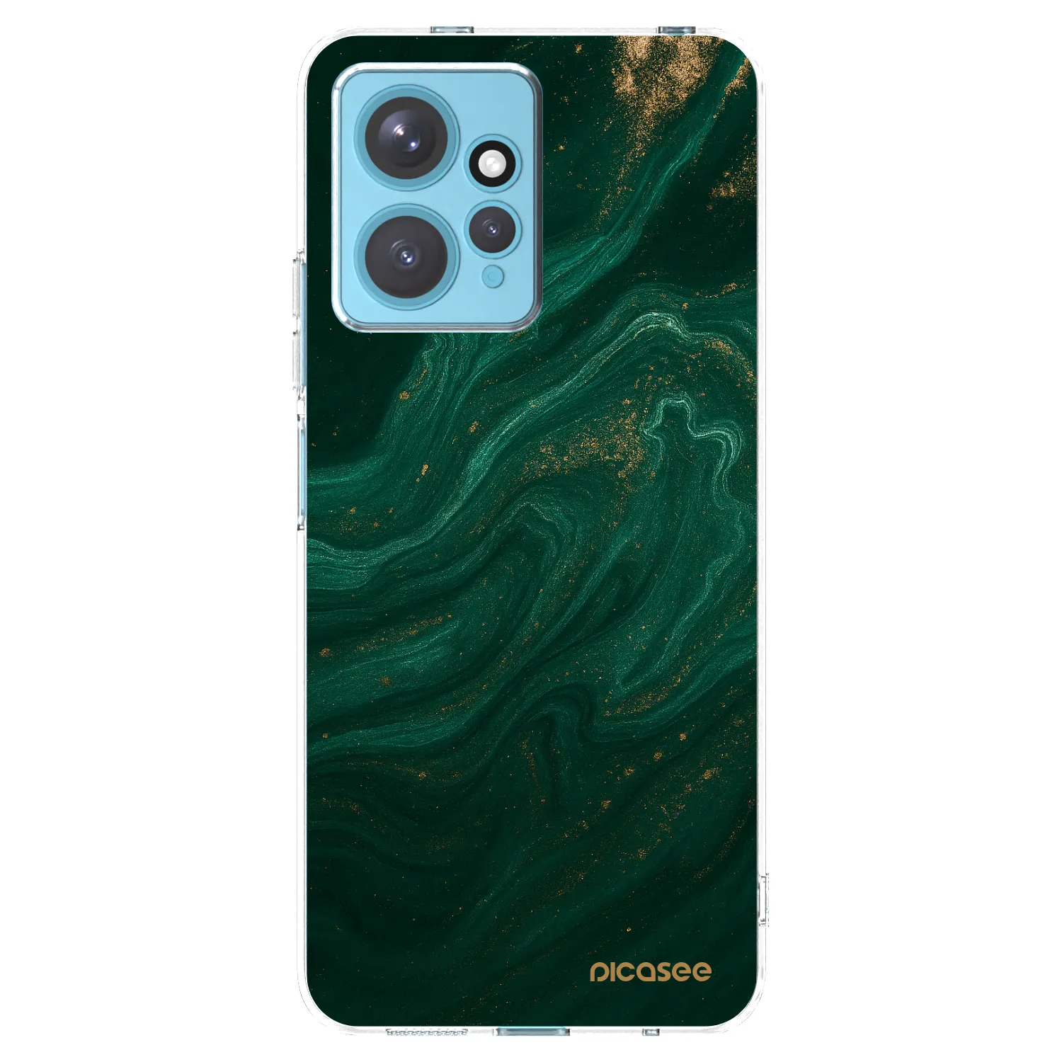 Picasee Xiaomi Redmi Note 12 4G Hülle - Transparentes Silikon - Green