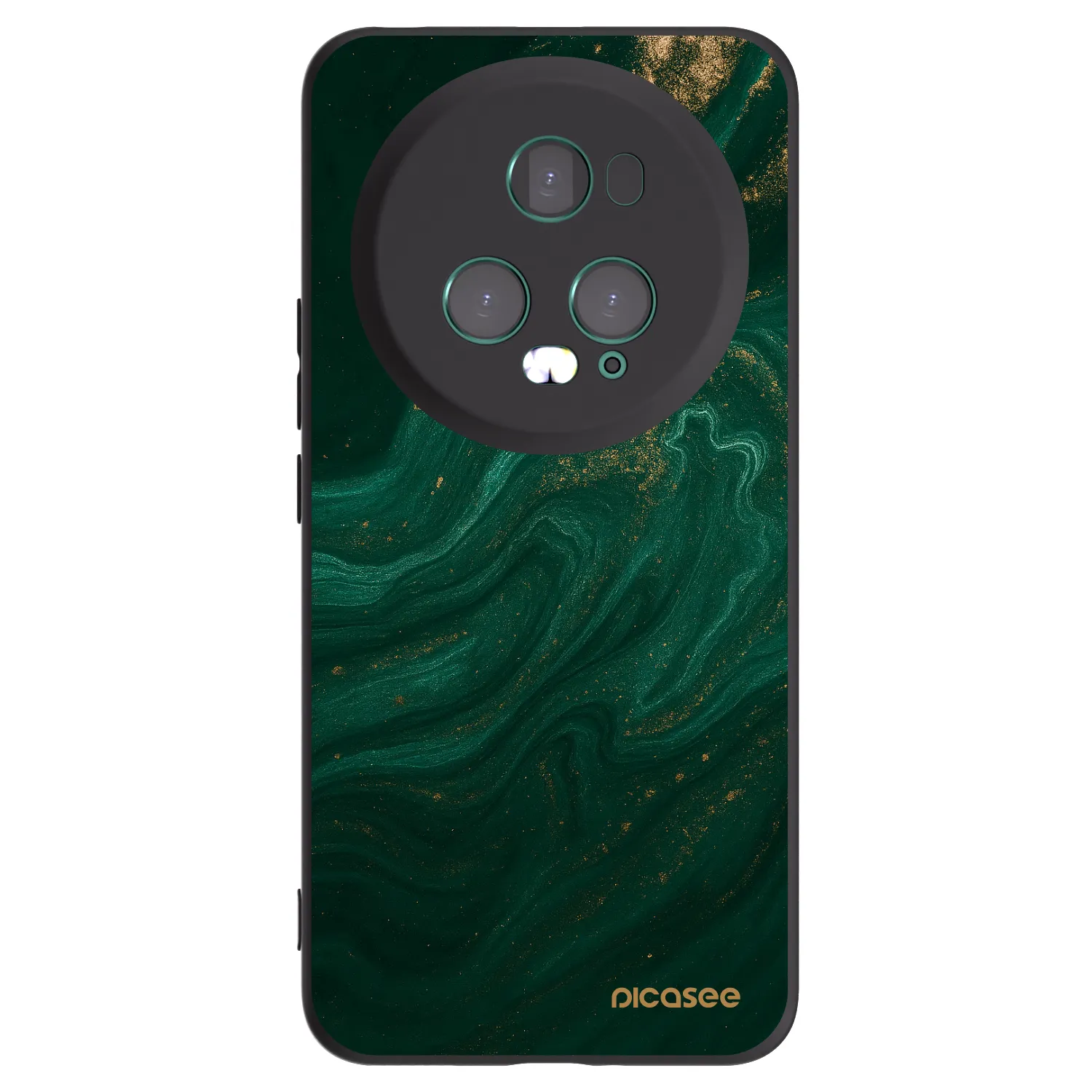 Picasee Honor Magic5 Pro Hülle - Schwarzes Silikon - Green