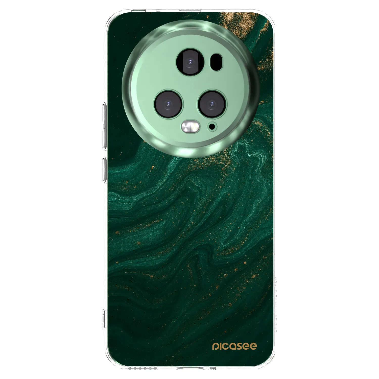 Picasee Honor Magic5 Pro Hülle - Transparentes Silikon - Green