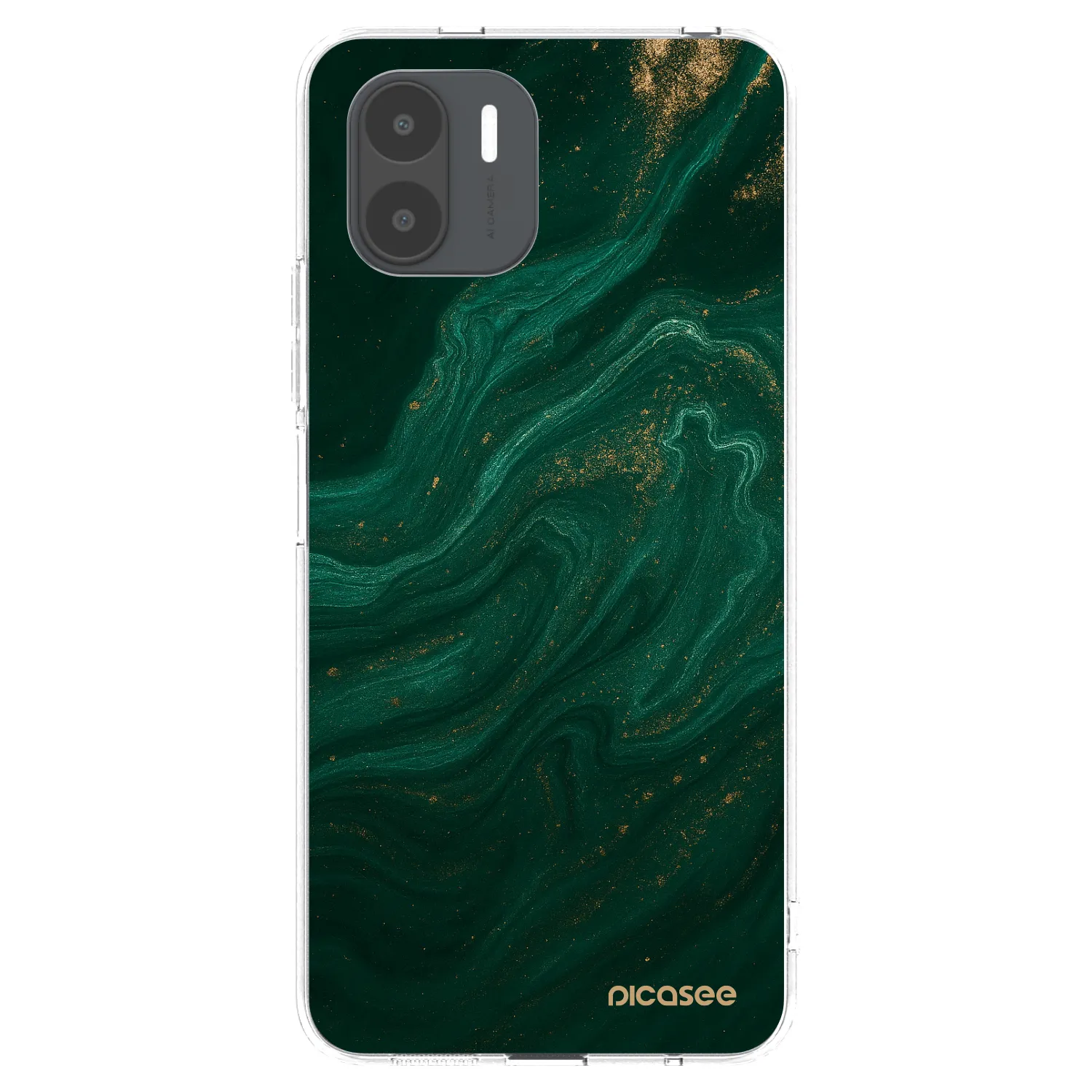 Picasee Xiaomi Redmi A2 Hülle - Transparentes Silikon - Green