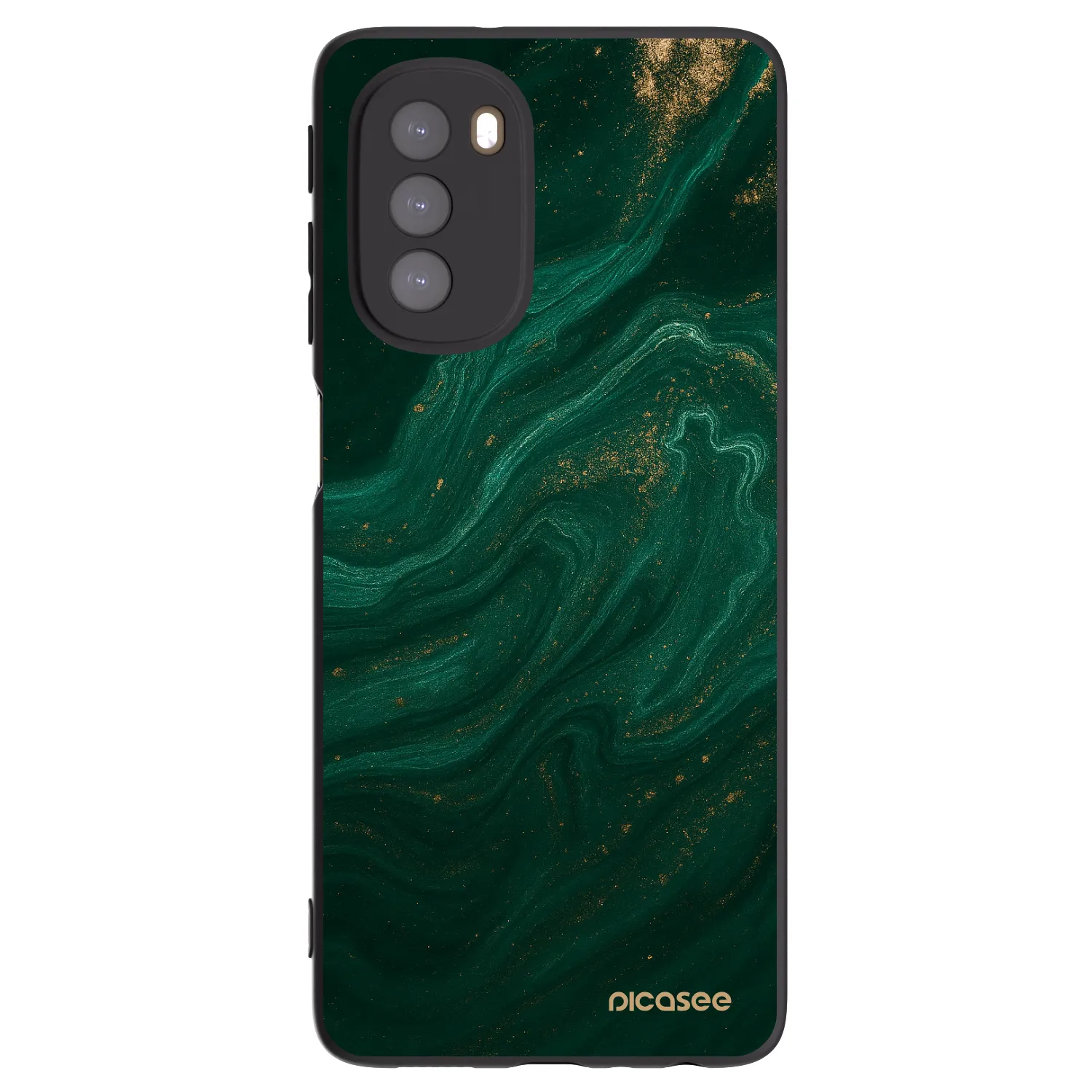 Picasee Motorola Moto G51 Hülle - Schwarzes Silikon - Green