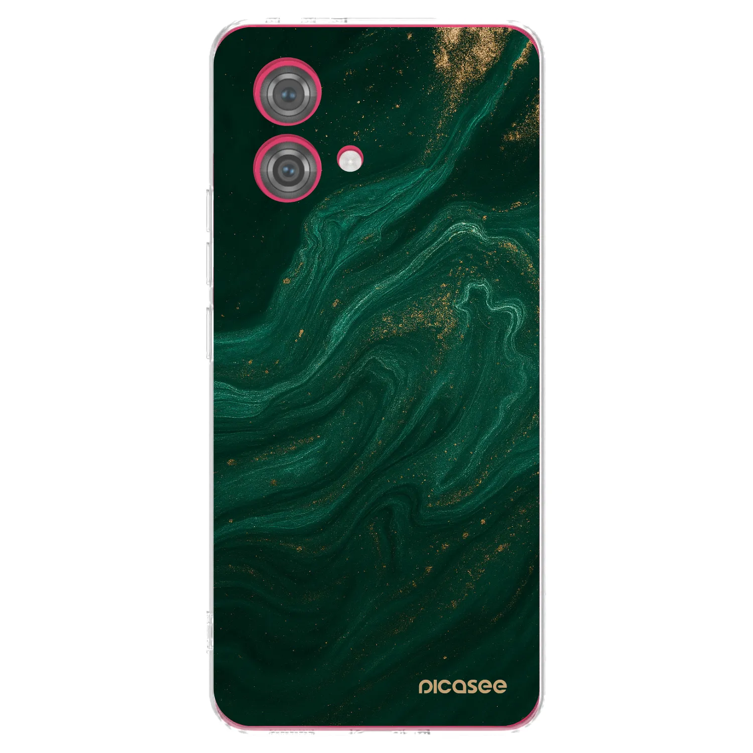Picasee Motorola Moto G84 5G Hülle - Transparentes Silikon - Green