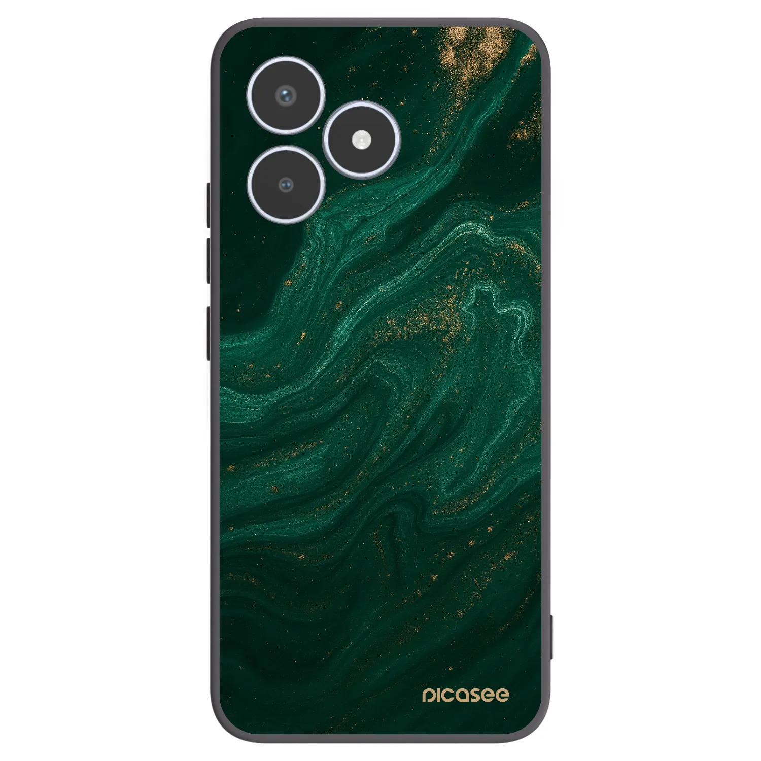 Picasee Realme C53 Hülle - Schwarzes Silikon - Green