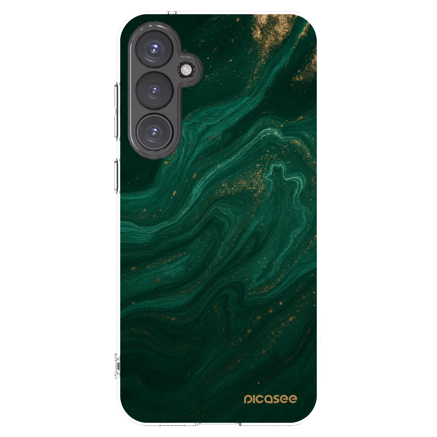 Picasee Samsung Galaxy S23 FE S711B Hülle - Transparentes Silikon - Green