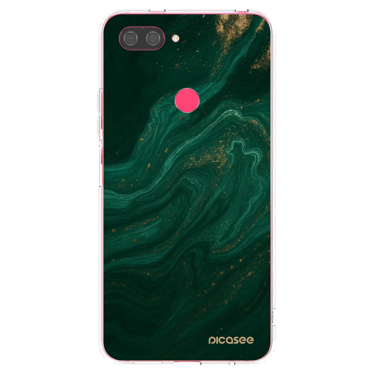 Picasee Xiaomi Mi 8 Lite Hülle - Transparentes Silikon - Green