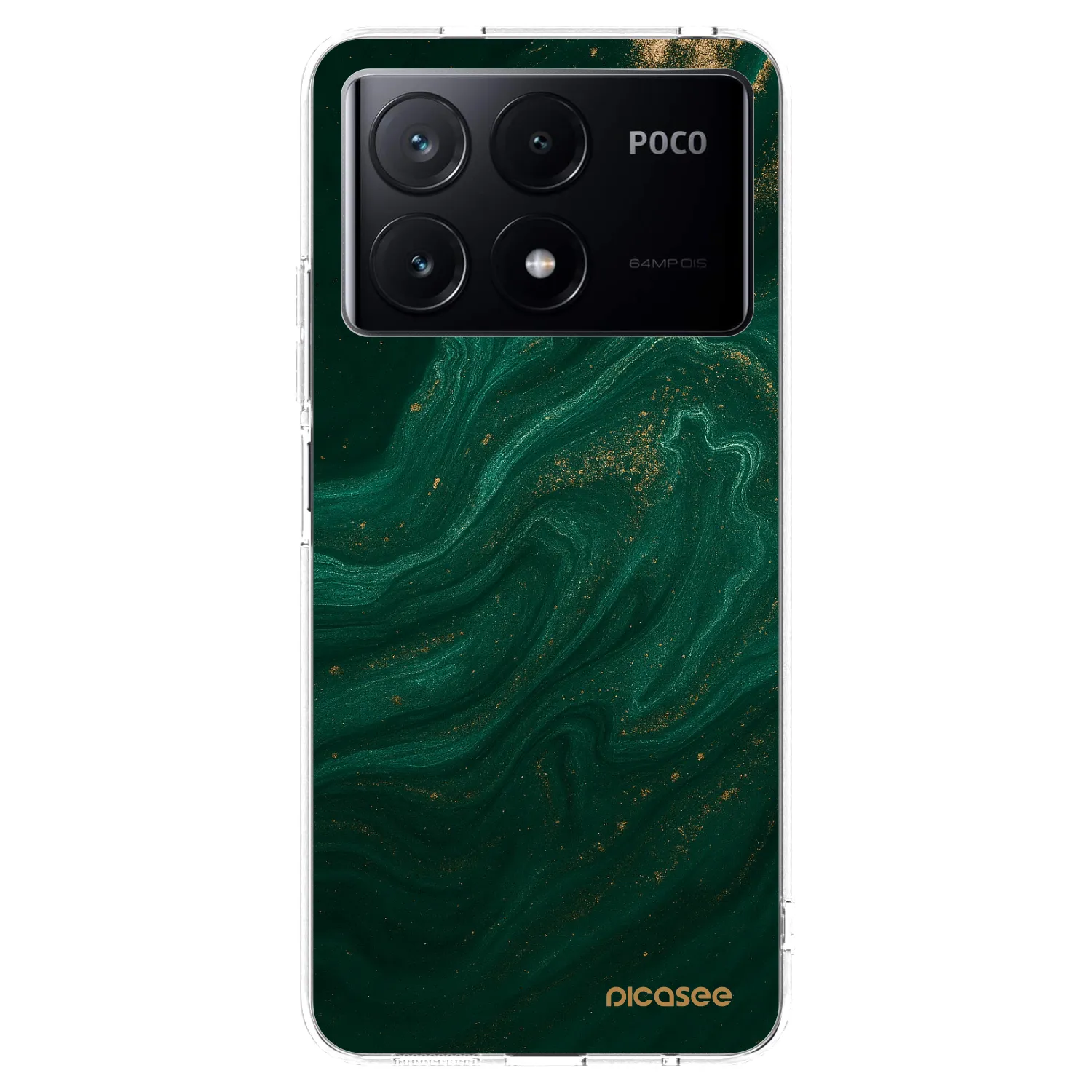 Picasee Xiaomi Poco X6 Pro Hülle - Transparentes Silikon - Green