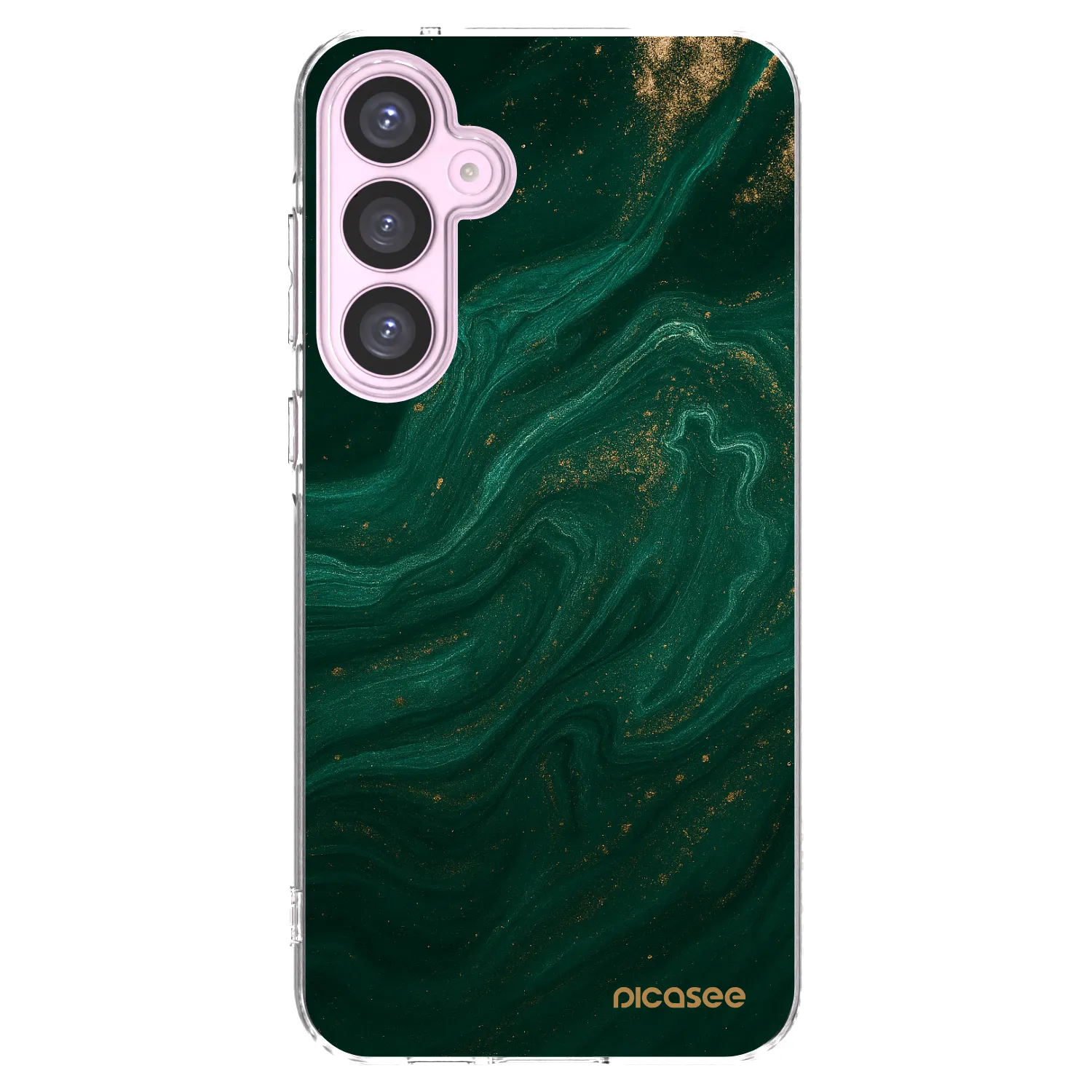 Picasee Samsung Galaxy A55 5G A556B Hülle - Transparentes Silikon - Green