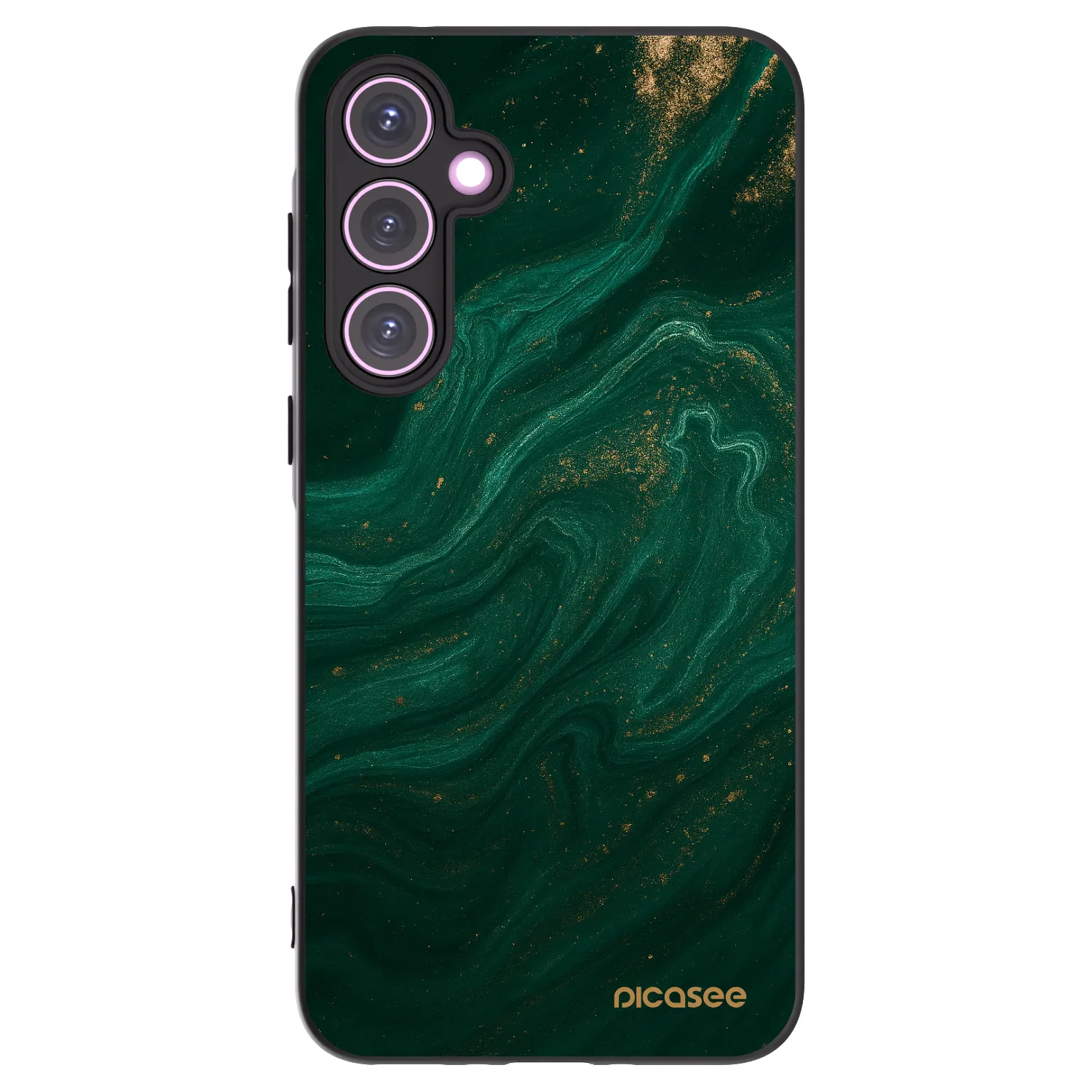 Picasee Samsung Galaxy A35 5G A356B Hülle - Schwarzes Silikon - Green