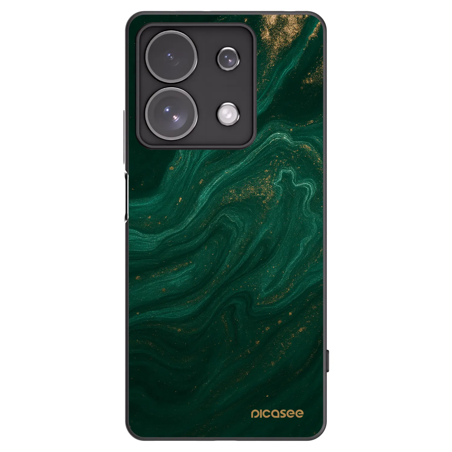 Picasee Xiaomi Redmi Note 13 Pro 4G Hülle - Schwarzes Silikon - Green
