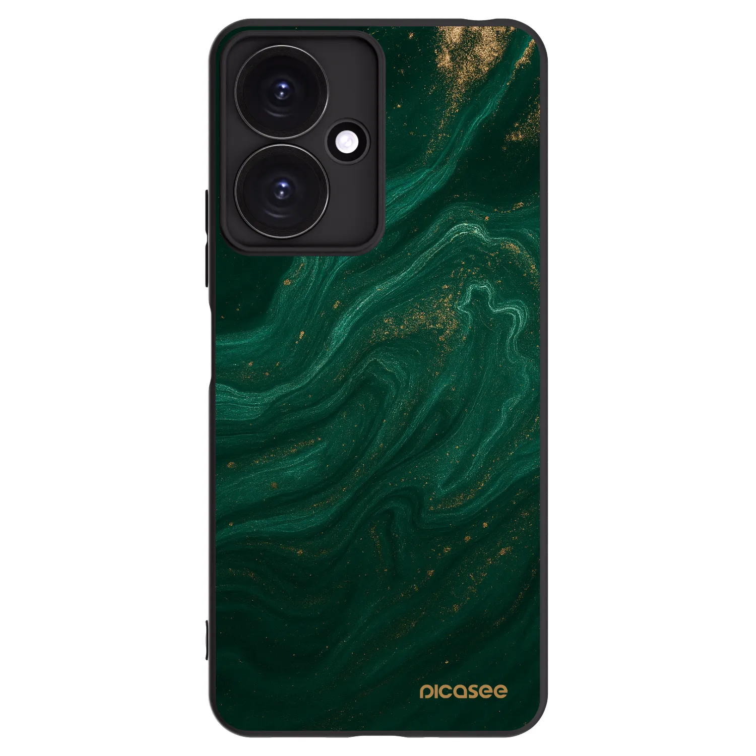 Picasee Xiaomi Redmi 13C 5G Hülle - Schwarzes Silikon - Green
