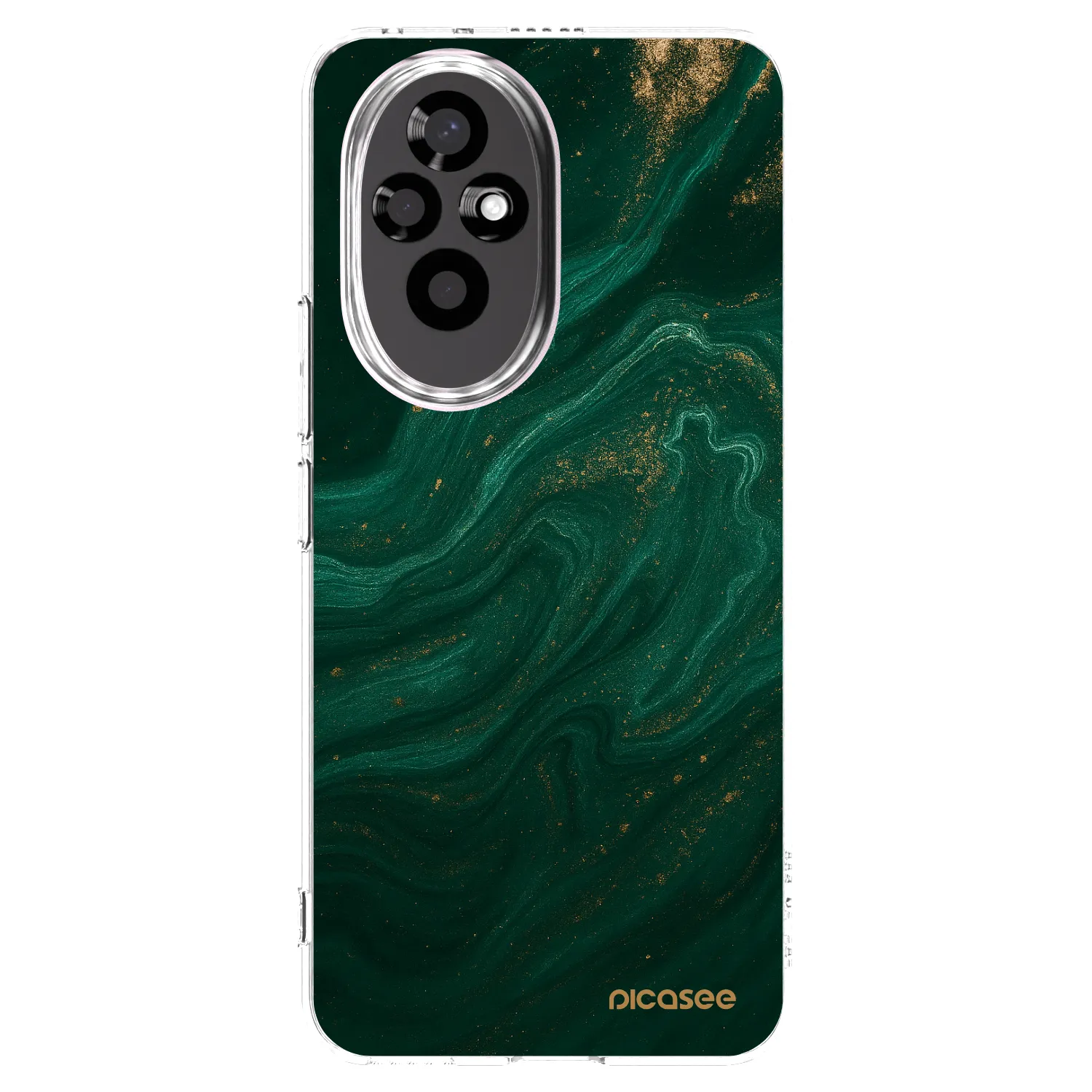Picasee Honor 200 5G Hülle - Transparentes Silikon - Green