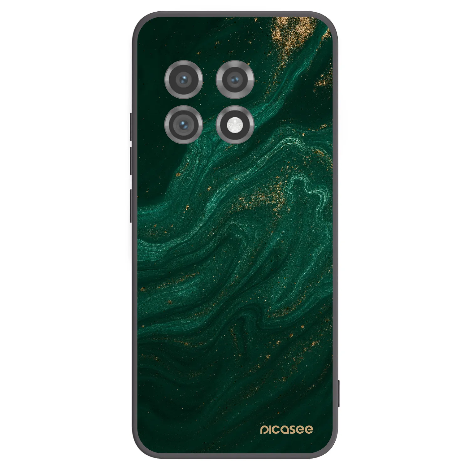 Picasee OnePlus 11 5G Hülle - Schwarzes Silikon - Green