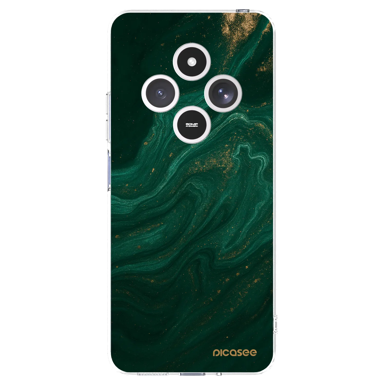 Picasee Xiaomi Redmi 14C Hülle - Transparentes Silikon - Green