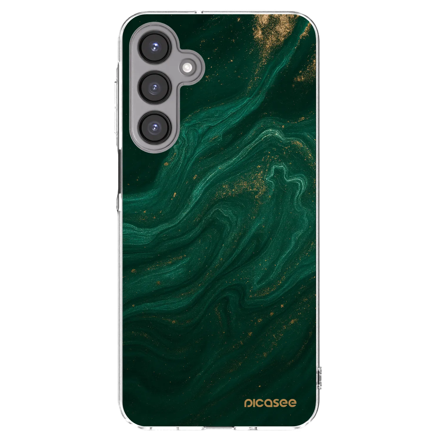 Picasee Samsung Galaxy A16 5G Hülle - Transparentes Silikon - Green