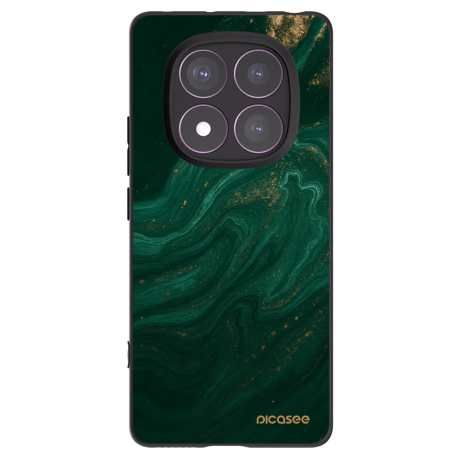 Picasee Xiaomi Redmi Note 14 Pro 4G Hülle - Schwarzes Silikon - Green