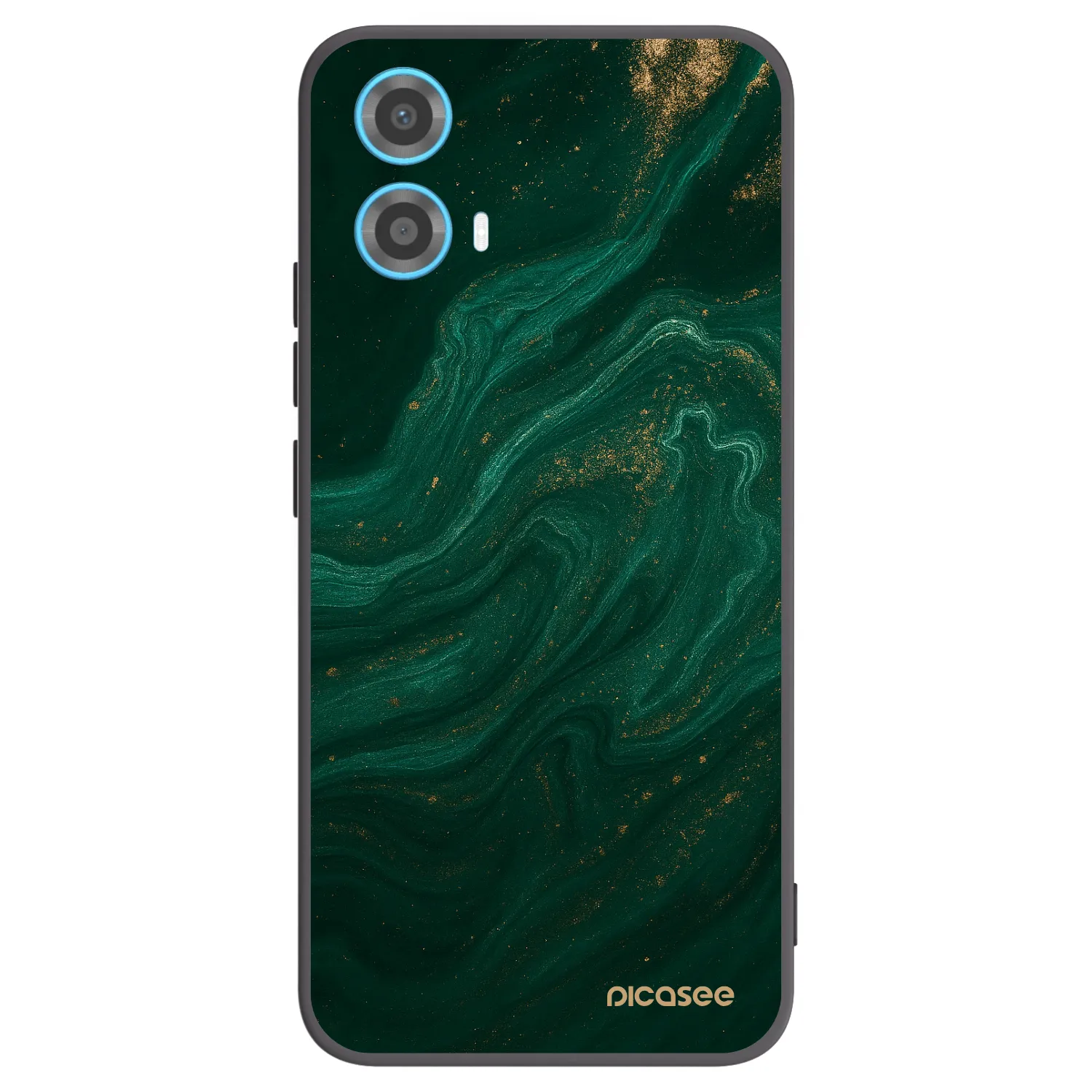 Picasee Motorola Moto G34 5G Hülle - Schwarzes Silikon - Green