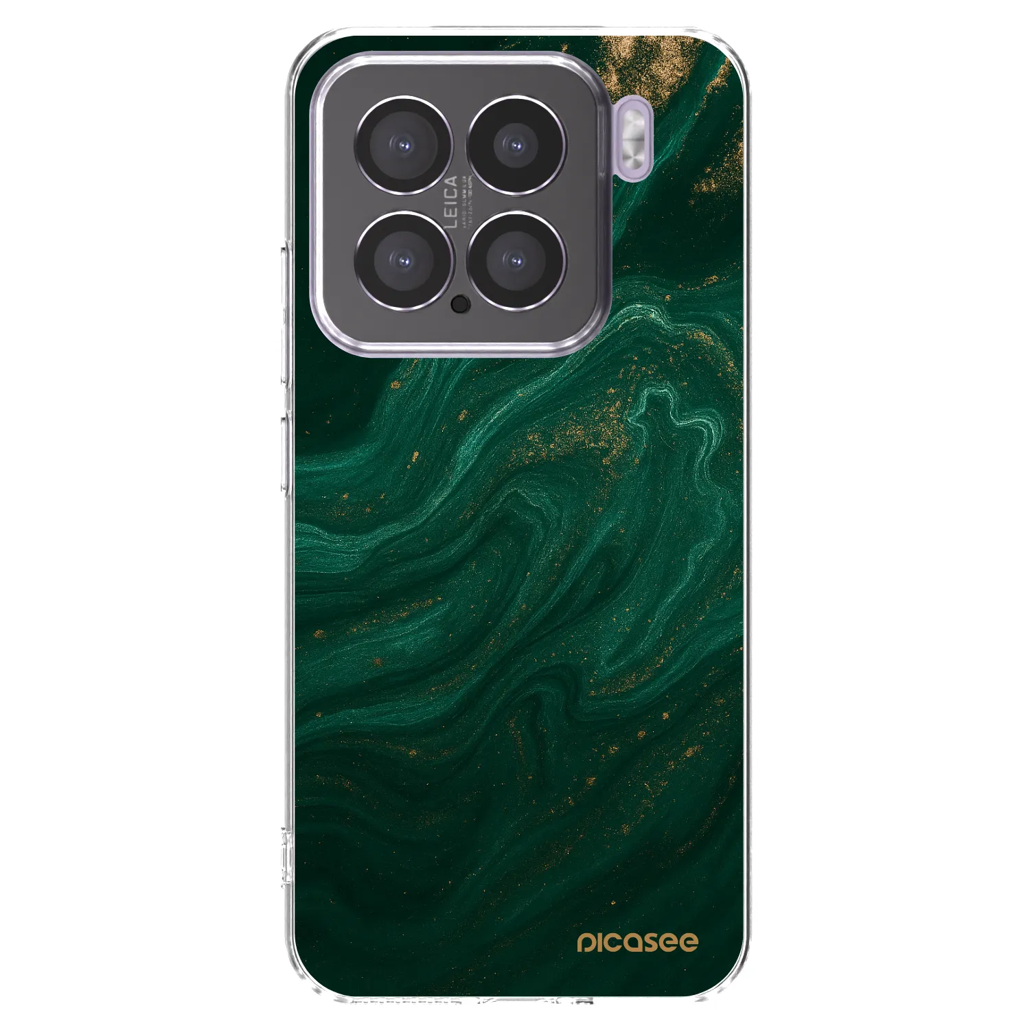 Picasee Xiaomi 15 Hülle - Transparentes Silikon - Green