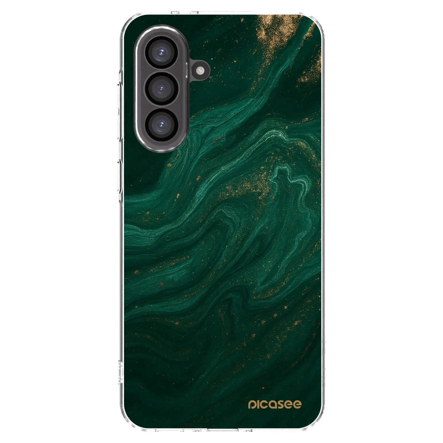 Picasee Samsung Galaxy A56 5G A566B Hülle - Transparentes Silikon - Green