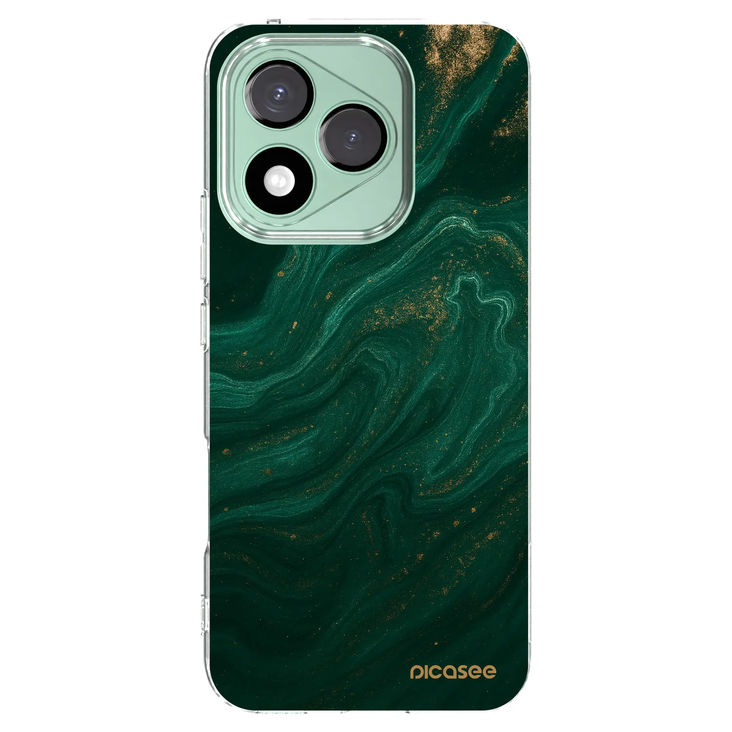 Picasee Honor 400 Lite 5G Hülle - Transparentes Silikon - Green