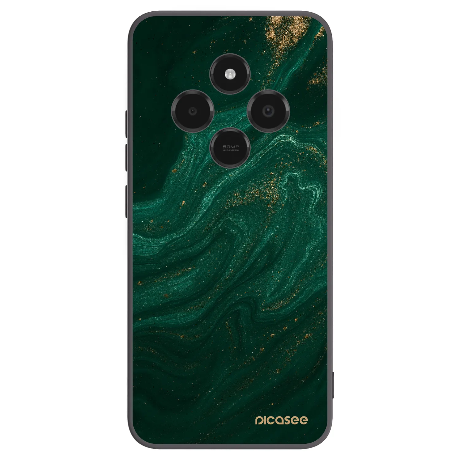 Picasee Xiaomi Poco C75 Hülle - Schwarzes Silikon - Green