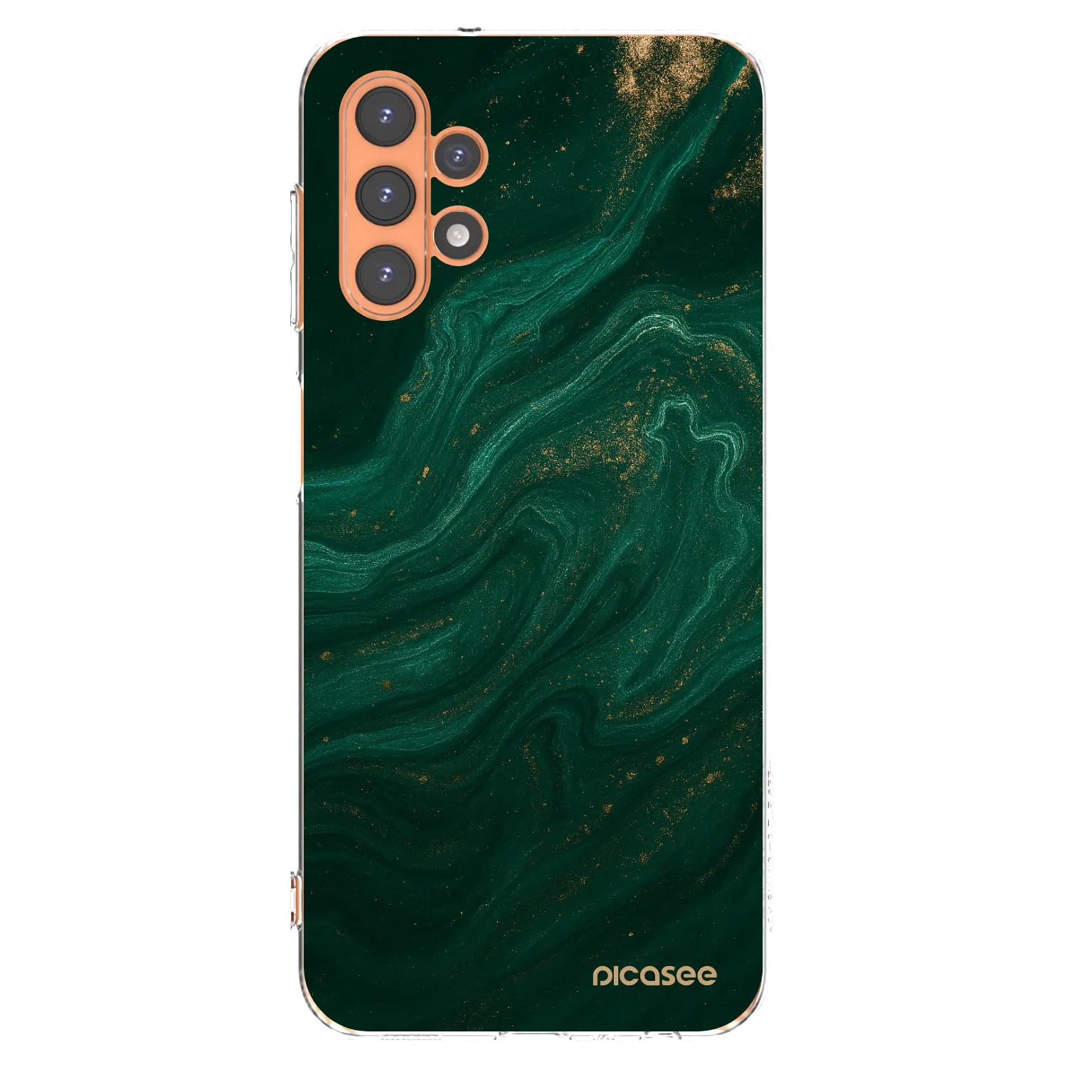 Picasee Samsung Galaxy A13 5G Hülle - Transparentes Silikon - Green