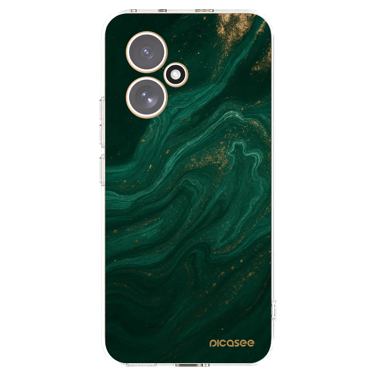 Picasee Honor 400 5G Hülle - Transparentes Silikon - Green