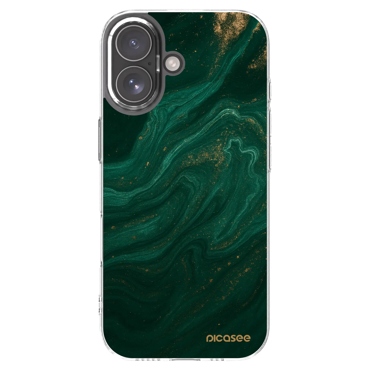 Picasee Apple iPhone 17 Hülle - Transparentes Silikon - Green