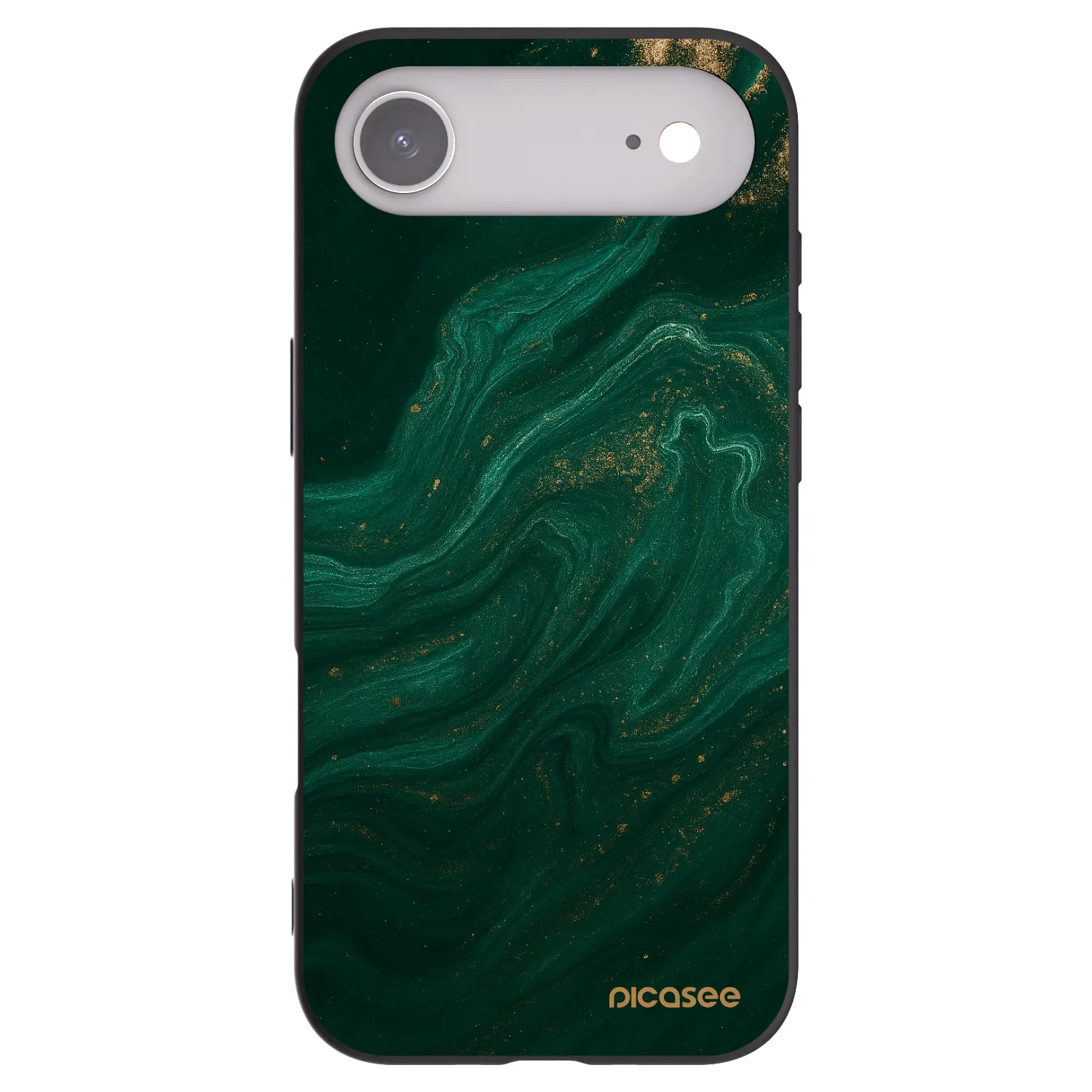 Picasee Apple iPhone Air Hülle - Schwarzes Silikon - Green
