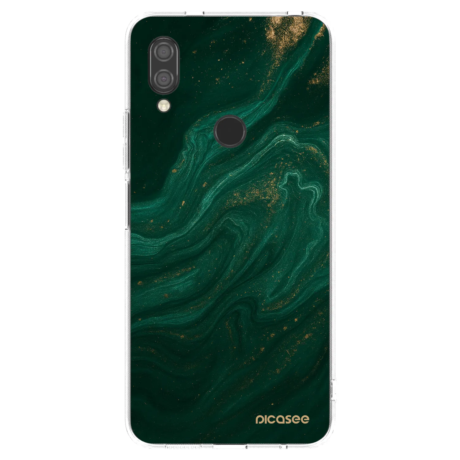 Picasee Xiaomi Redmi 7 Hülle - Transparentes Silikon - Green