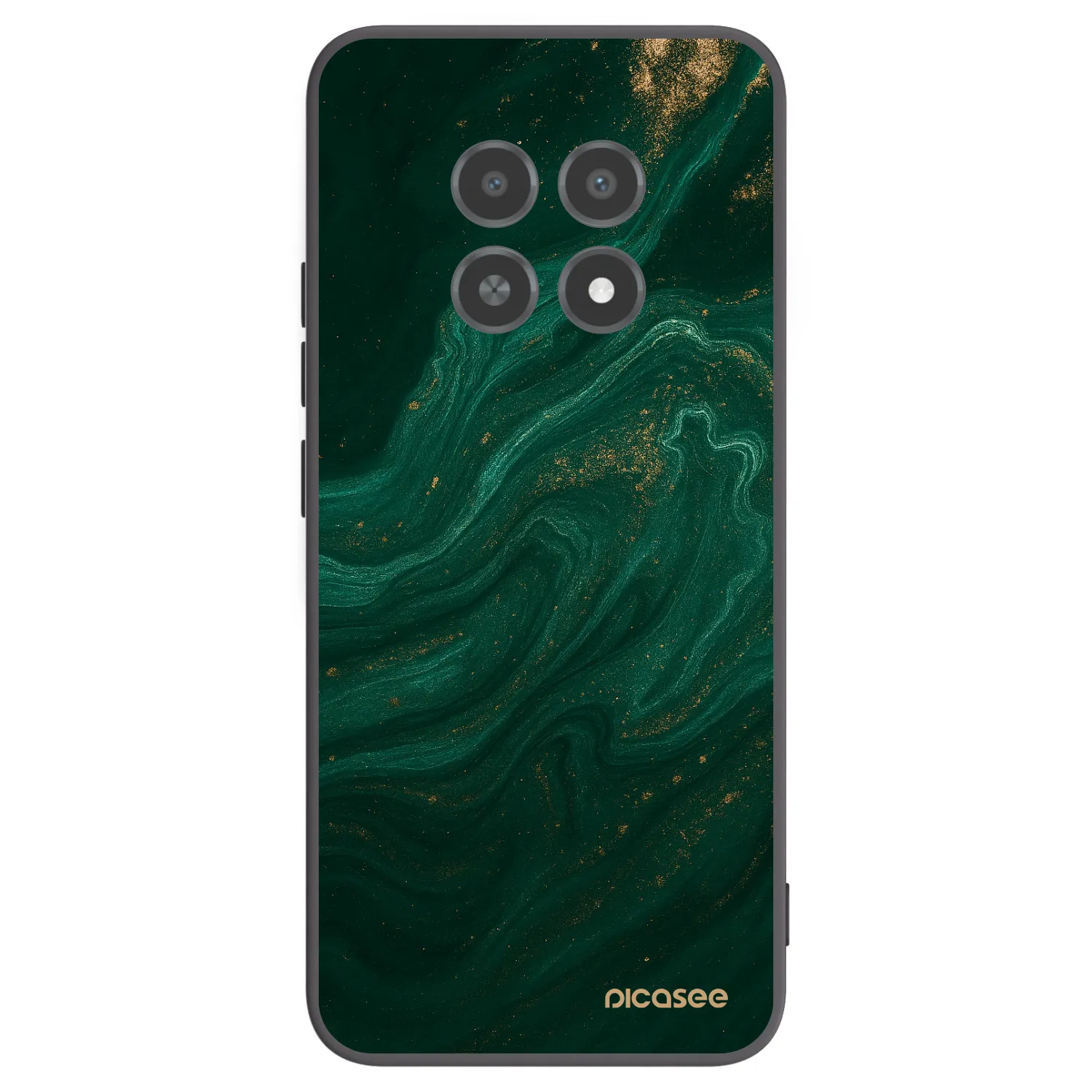Picasee Realme 12X Hülle - Schwarzes Silikon - Green
