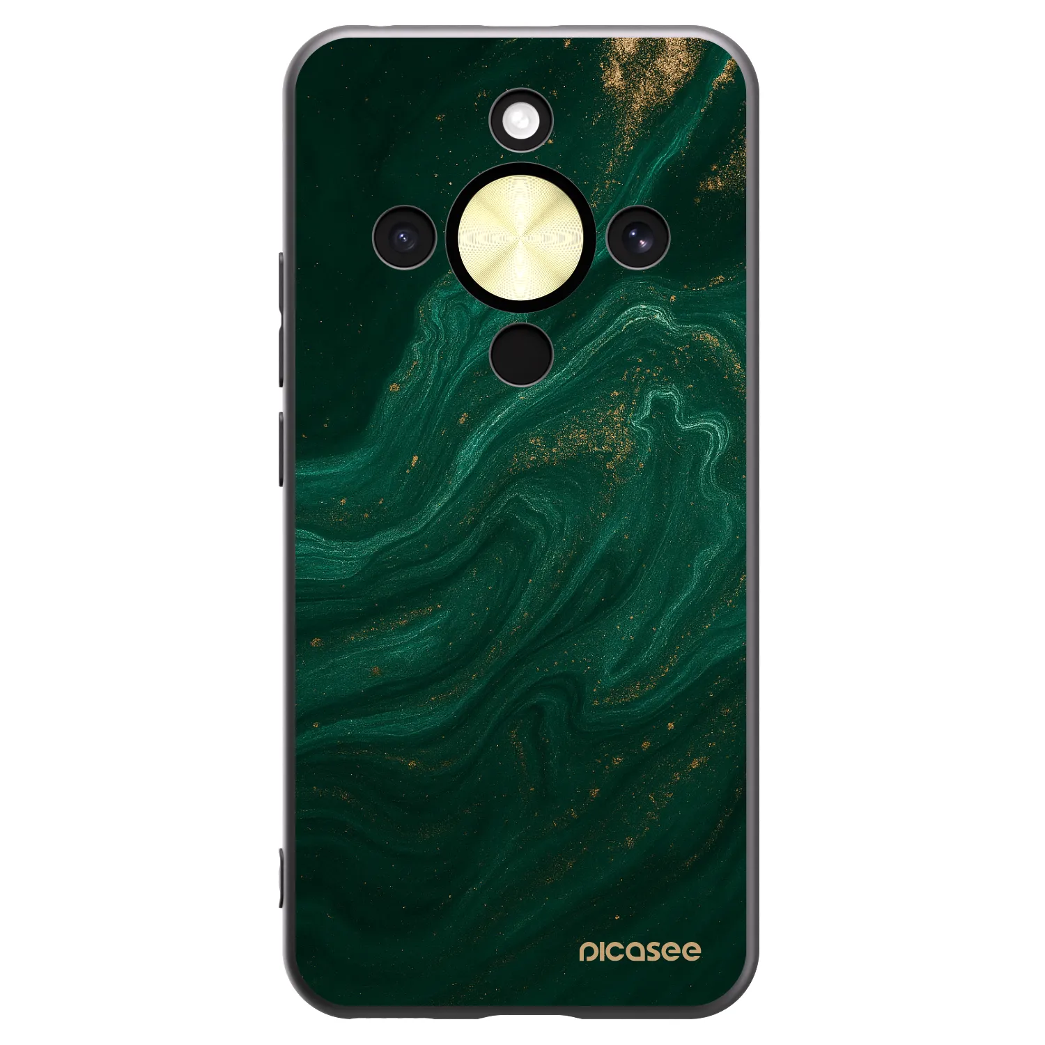 Picasee Honor Magic8 Lite 5G Hülle - Schwarzes Silikon - Green