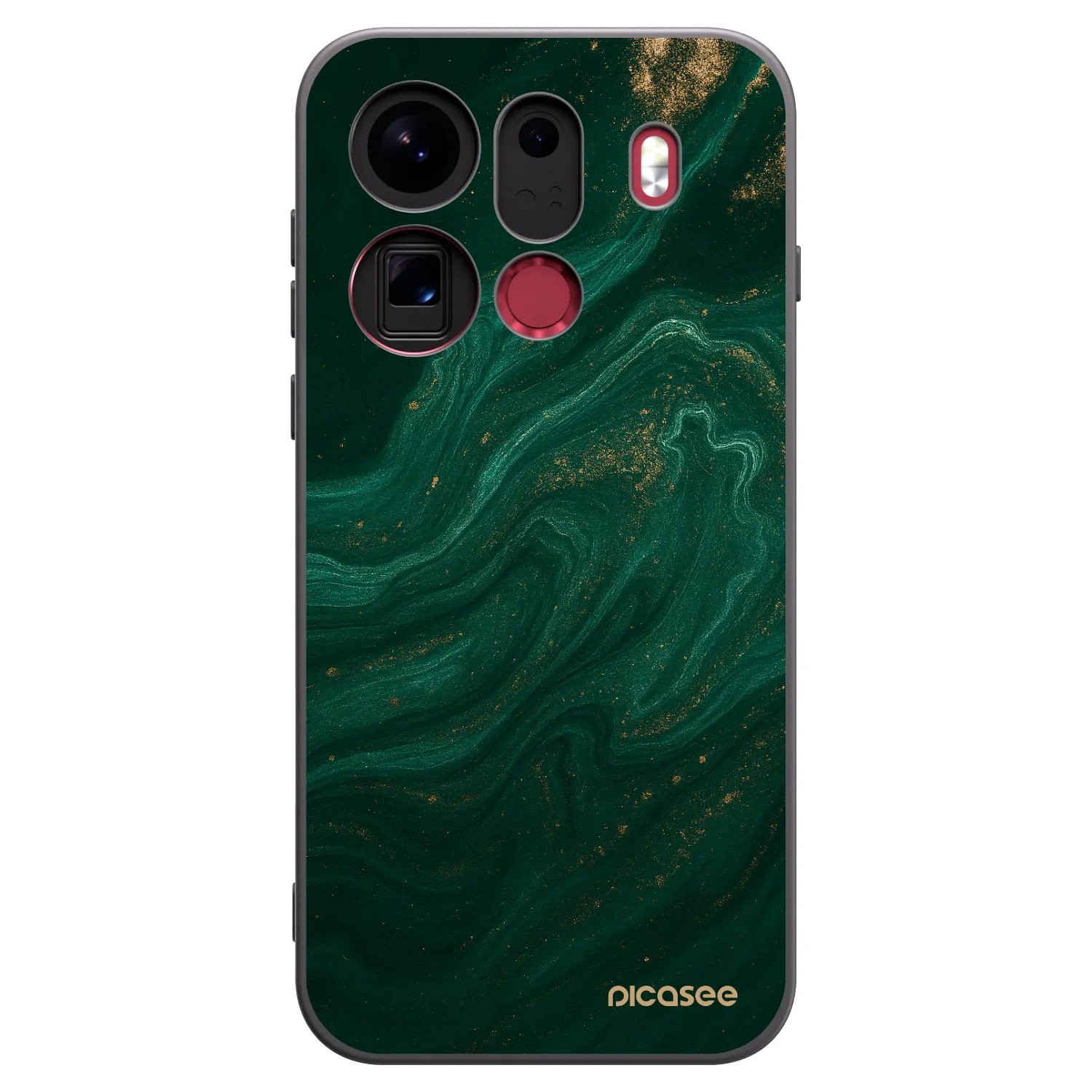 Picasee OPPO Find X9 Pro Hülle - Schwarzes Silikon - Green