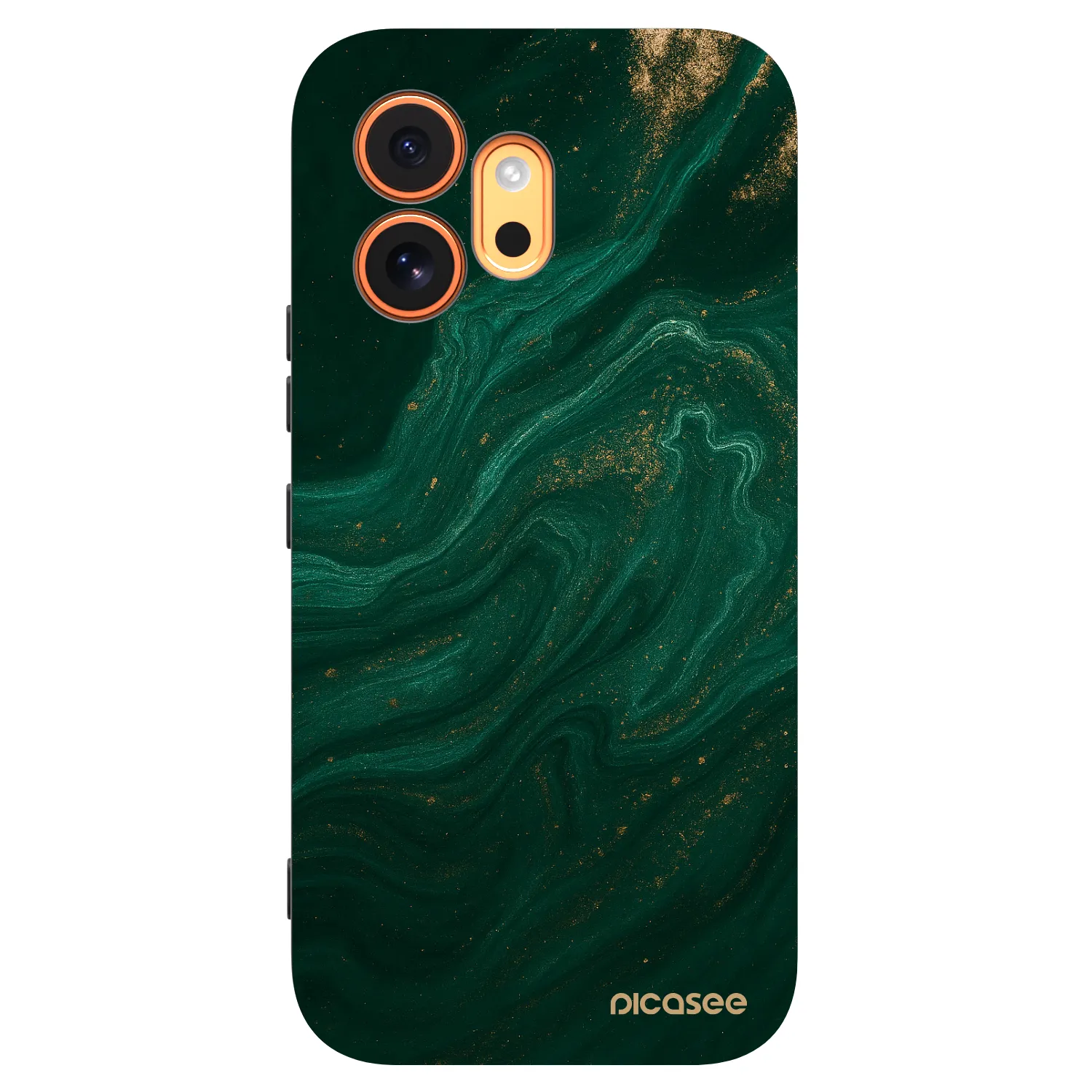 Picasee Honor 600 Hülle - Schwarzes Silikon - Green
