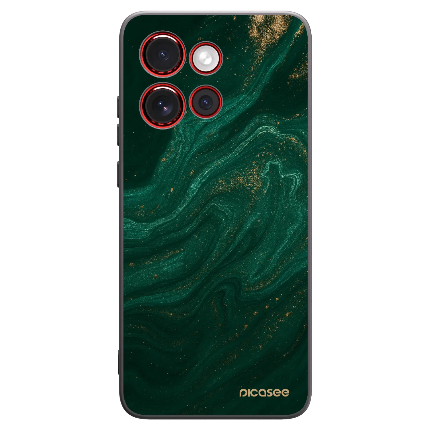 Picasee Motorola Edge 60 Neo 5G Hülle - Schwarzes Silikon - Green