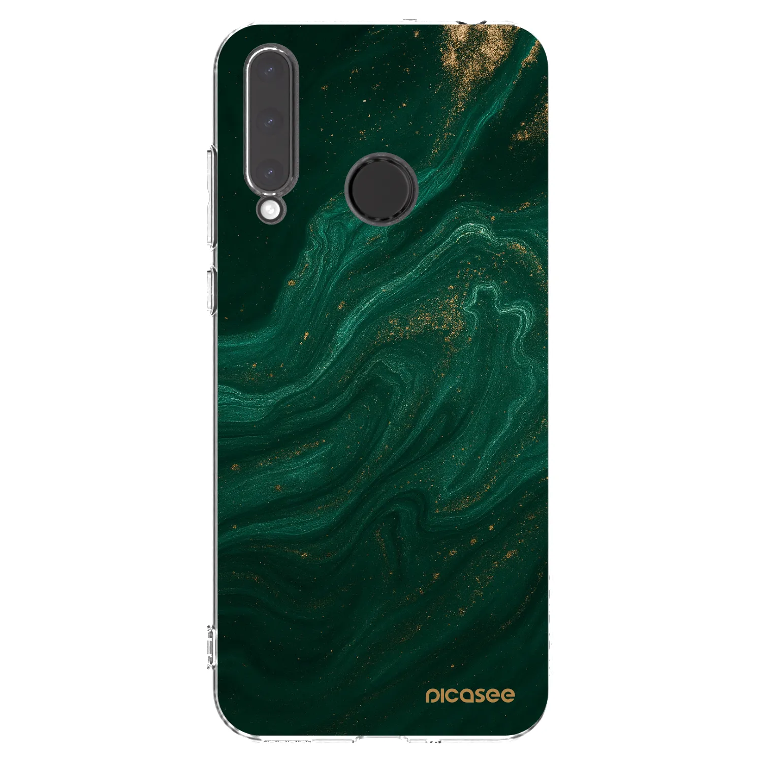 Picasee Honor 20 Lite Hülle - Transparentes Silikon - Green