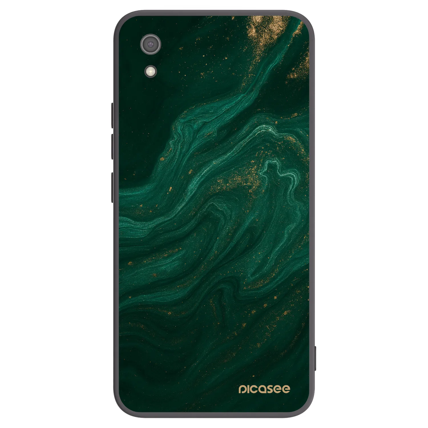 Picasee Xiaomi Redmi 7A Hülle - Schwarzes Silikon - Green