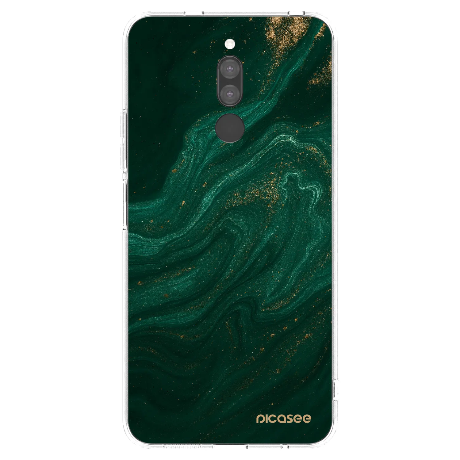 Picasee Xiaomi Redmi 8 Hülle - Transparentes Silikon - Green