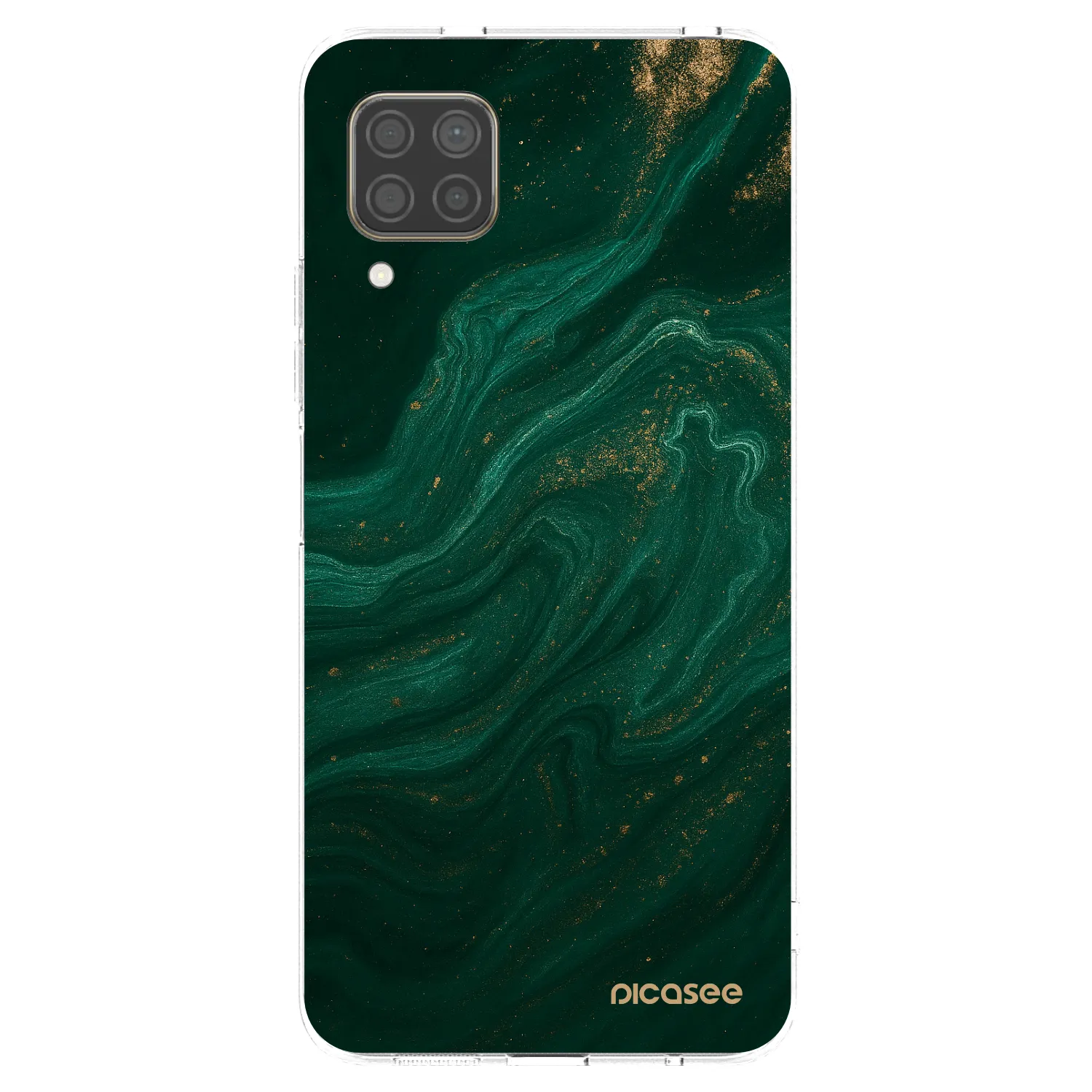Picasee Huawei P40 Lite Hülle - Transparentes Silikon - Green