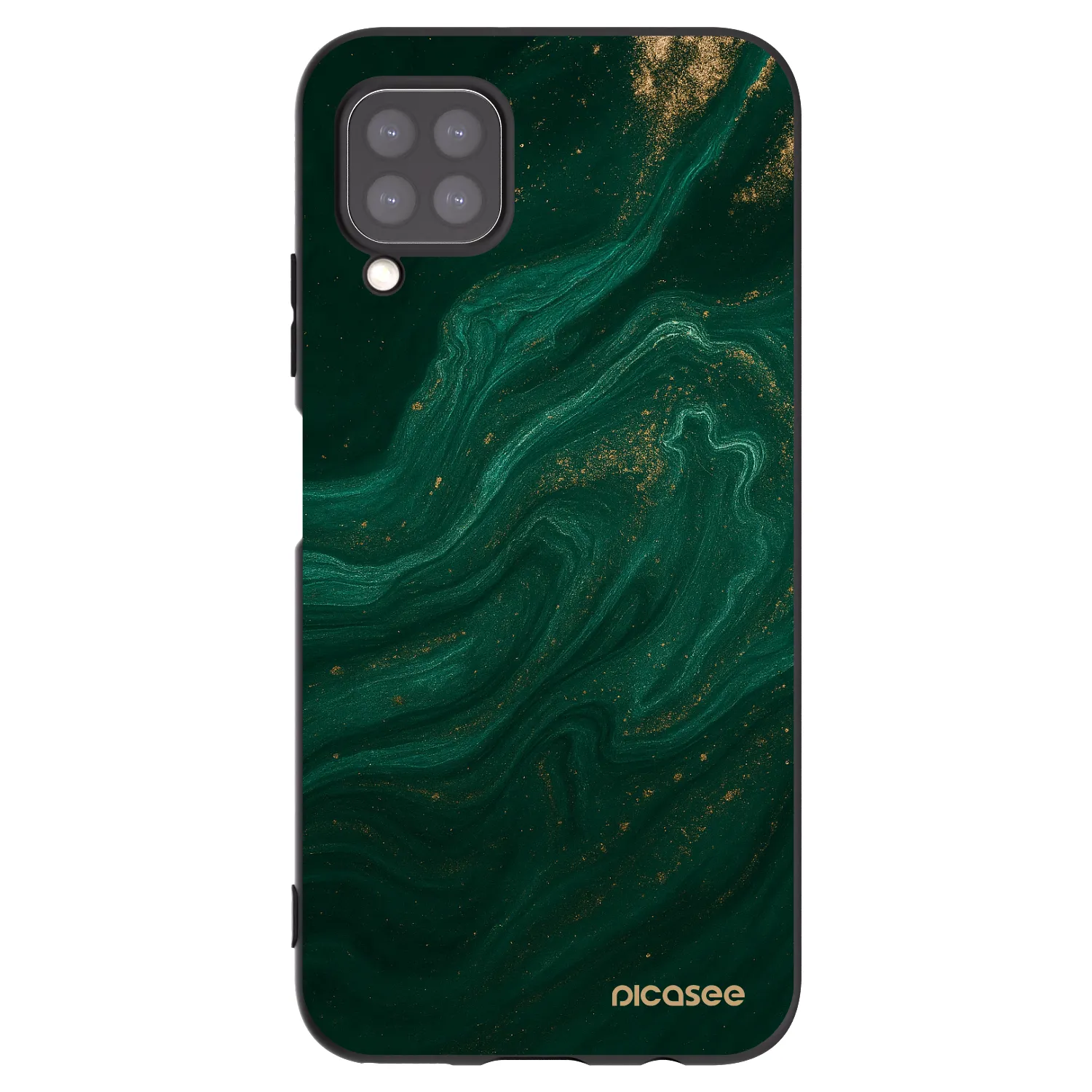 Picasee Huawei P40 Lite Hülle - Schwarzes Silikon - Green