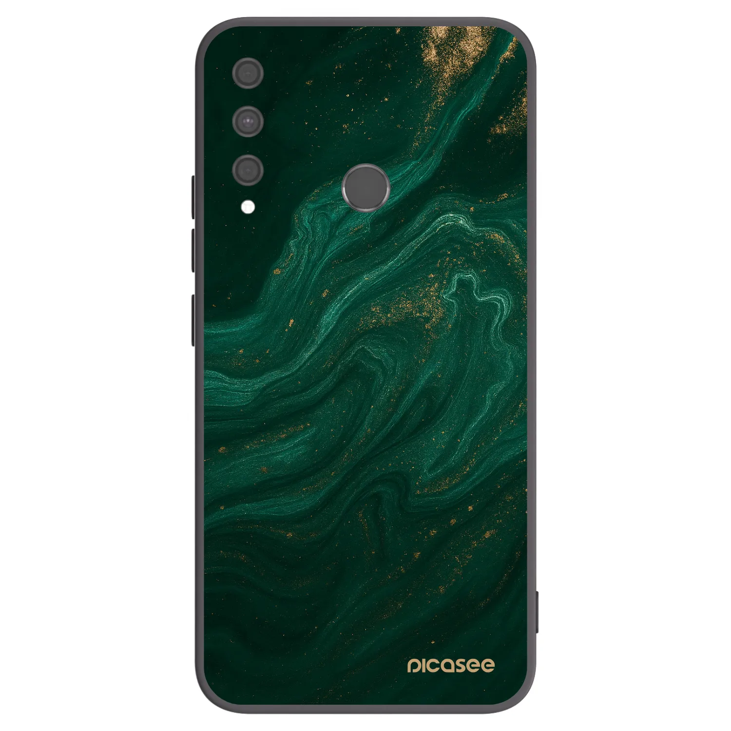 Picasee Huawei P40 Lite E Hülle - Schwarzes Silikon - Green