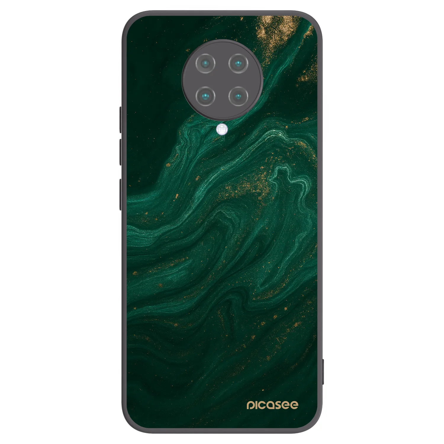 Picasee Xiaomi Poco F2 Pro Hülle - Schwarzes Silikon - Green