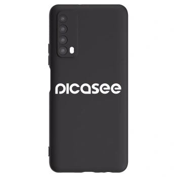 Picasee Huawei P Smart 2021 Hülle - Schwarzes Silikon - Picasee - new logo - white