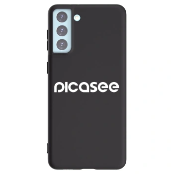 Picasee Samsung Galaxy S21+ 5G G996F Hülle - Schwarzes Silikon - Picasee - new logo - white