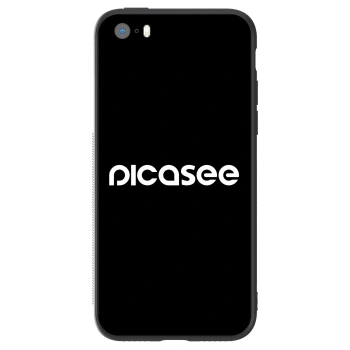 Hülle für Apple iPhone 5/5S/SE - Picasee - new logo - white