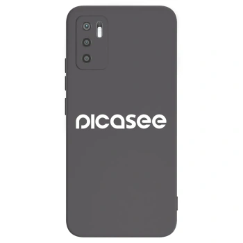 Picasee Xiaomi Redmi Note 10 5G Hülle - Schwarzes Silikon - Picasee - new logo - white