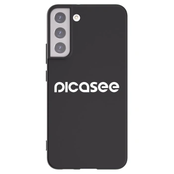 Picasee Samsung Galaxy S22+ 5G Hülle - Schwarzes Silikon - Picasee - new logo - white
