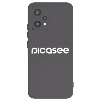 Picasee Realme 9 Pro 5G Hülle - Schwarzes Silikon - Picasee - new logo - white